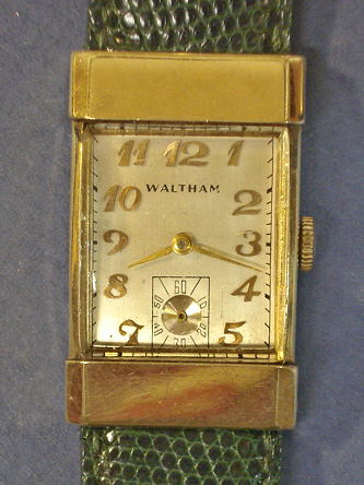 Waltham 14k mans wristwatch